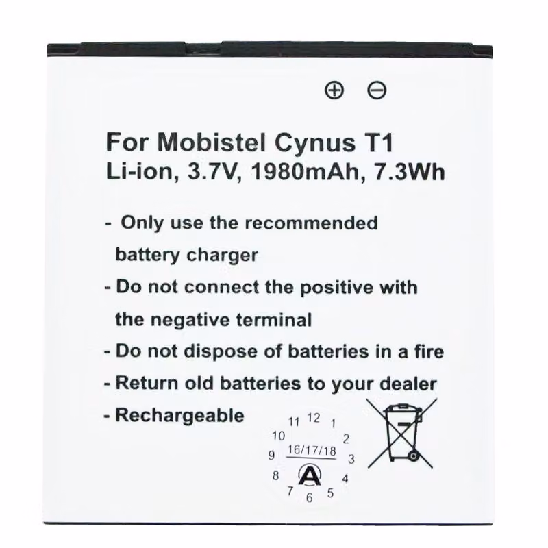 Batteria MOBISTEL Cynus T1, replica di Accucell, compatibile con BTY26179, BTY26179MOBISTEL / STD