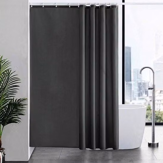 Fascia antimuffa - Impermeabile e lavabile - In un unico pezzo - Grigio scuro - Poliestere - 180x210 cm