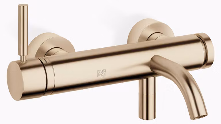 Dornbracht META Mitigeur monocommandé pour bain sans garniture, pour montage mural, saillie 202mm, 33200660-27, 33200660-27