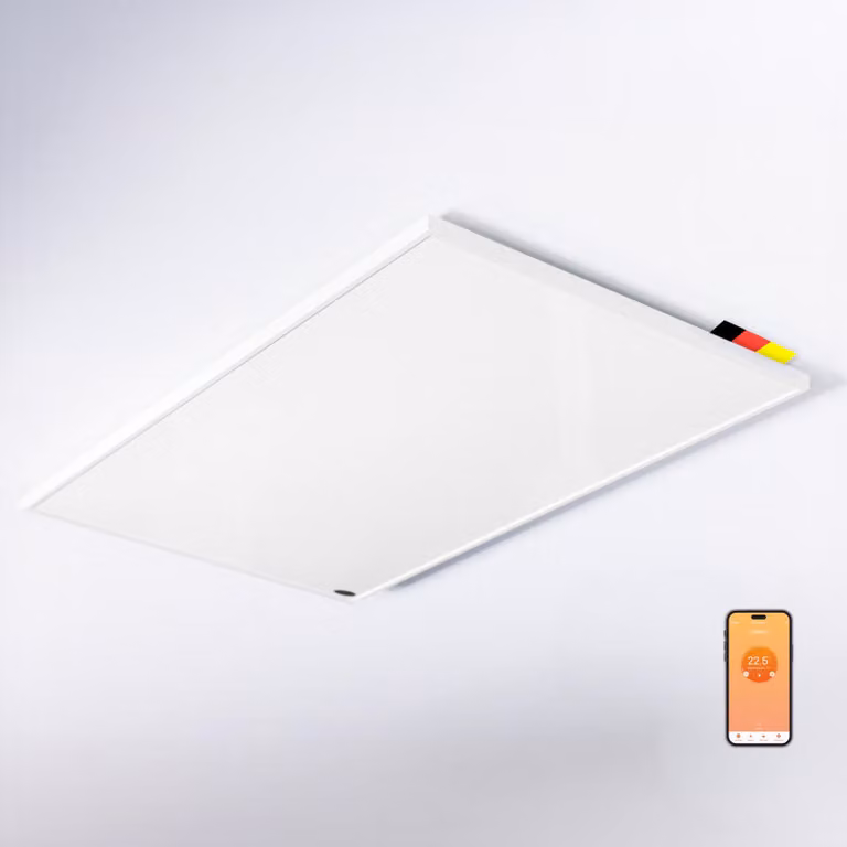 Riscaldamento a infrarossi da soffitto - Potenza: 600 Watt - Elettrico - Adatto per ambienti residenziali