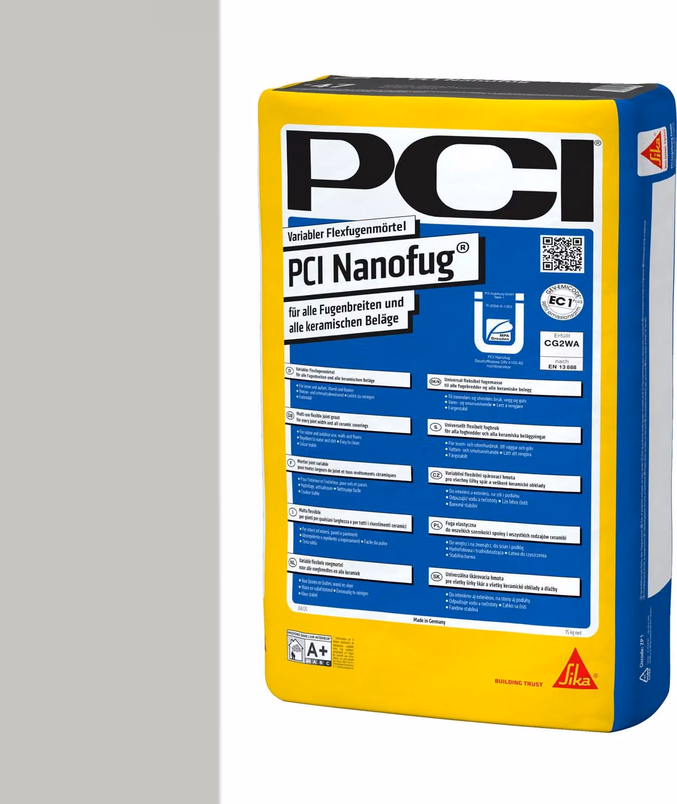 PCI Nanofug Nr. 21 - Hellgrau 15 kg