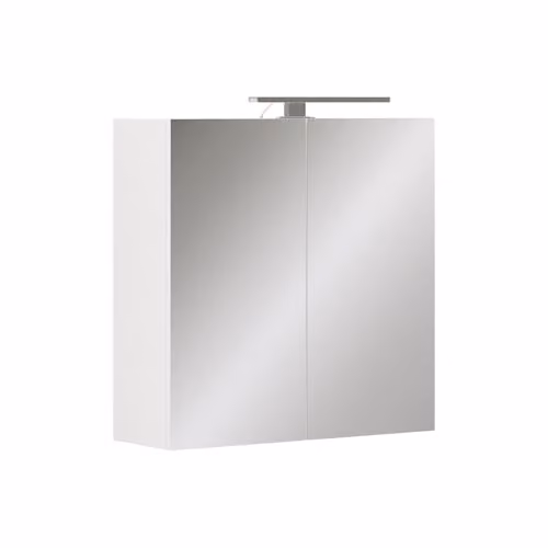 Vicco Mobile a specchio per il bagno Lavio, Bianco, 60 x 60 cm