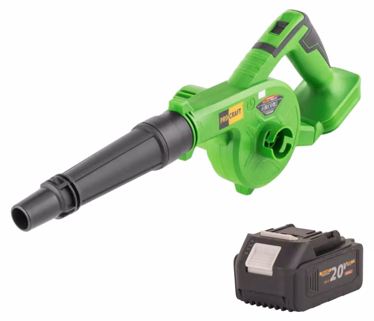 Soffiatore per foglie a batteria Procraft PB22bb 20 V + 1x batteria 4,0 Ah - senza caricabatteria