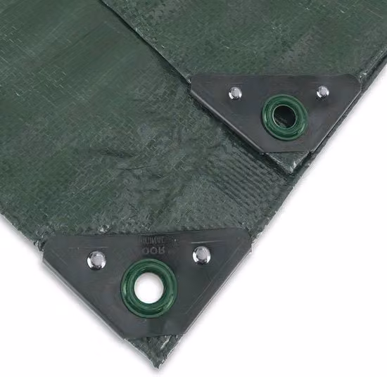 Telaio multifunzionale da 4x6 m, 140 g/m2, verde, impermeabile e UV-stabilizzato