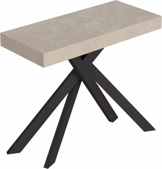 Consolle allungabile 90x40/300 cm Sakuro Cashmere gambe antracite