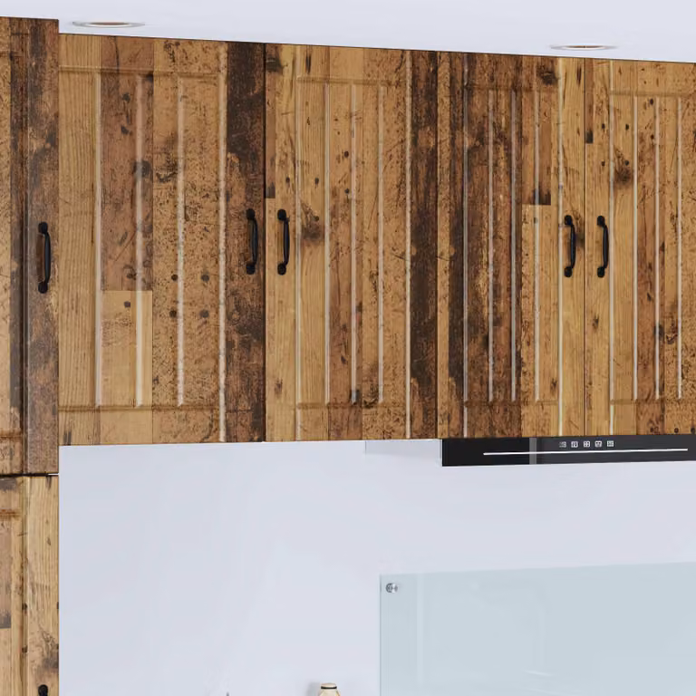 vidaXL Armadietto a muro LUCCA moderno in legno marrone L 40 cm, P 31 cm, H 80 cm