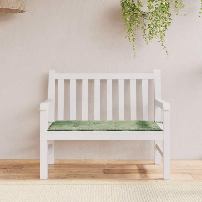 Cuscino per panca vidaXL verde in tessuto Oxford impermeabile e traspirante L/P/H: 120 x 50 x 3 cm