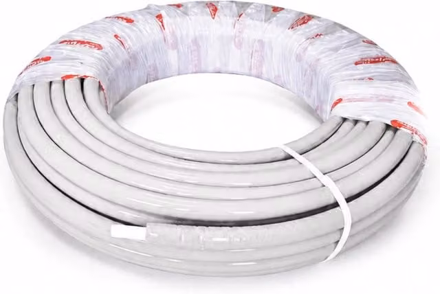 Tubo Multistrato con Alluminio NICOLL Bianco Ø 32 mm, Spessore 3 mm, Isolamento 10 mm, Confezione da 25 Pezzi