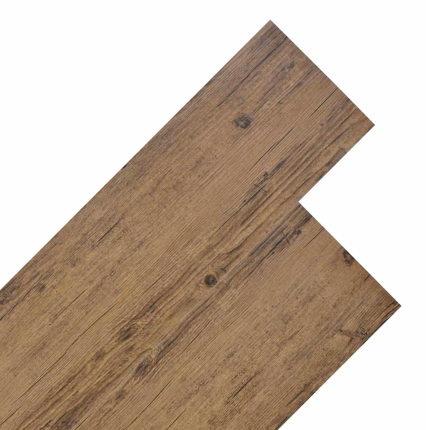 Tavole per Pavimenti 18 pcs Marrone Noce 5,26 m² PVC