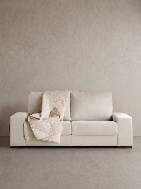 Fodera per divano a 3 posti Tease Kenay Home colore bianco, Larghezza: 160 cm