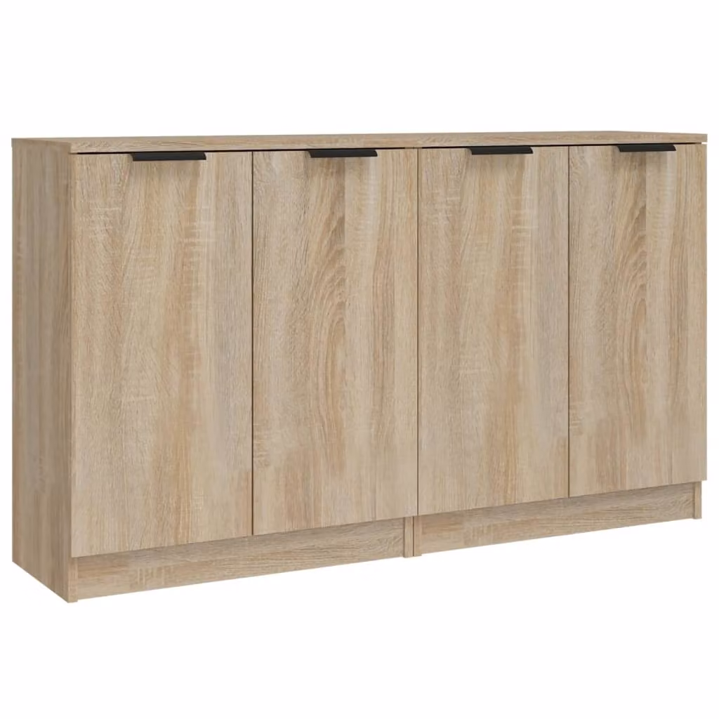 Credenze 2 pz Rovere Sonoma 60x30x70 cm in Legno Multistrato
