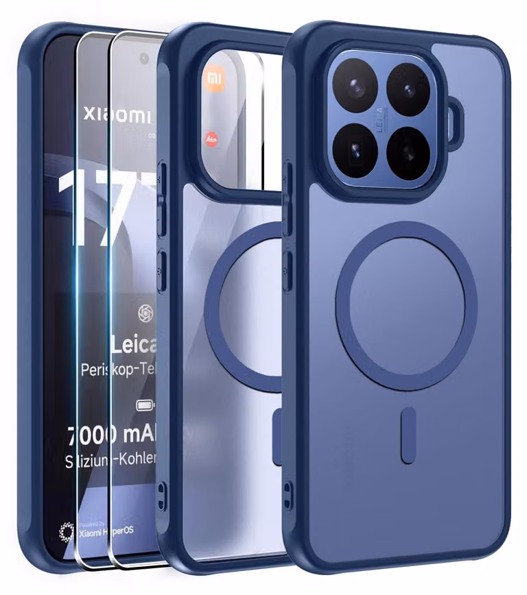 Custodia magnetica per Xiaomi Mi 17T Pro 5G con pellicola protettiva