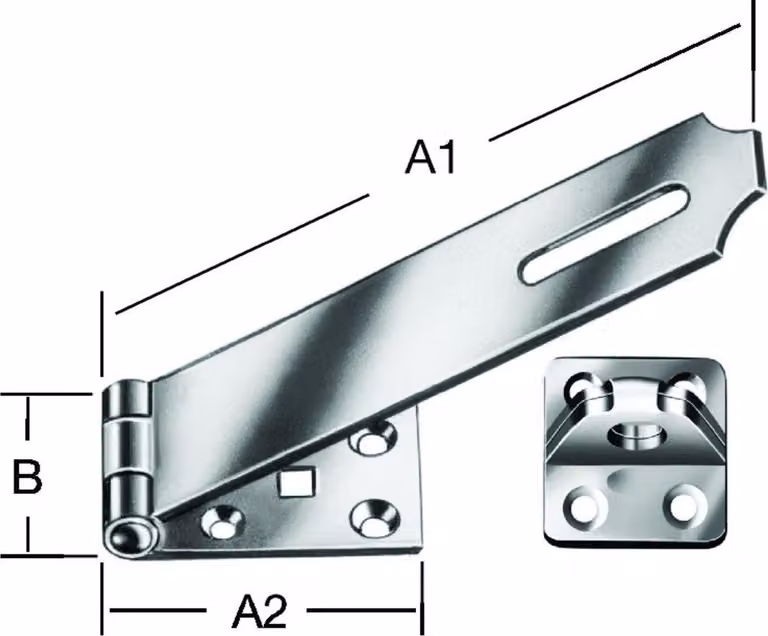 VORMANN Cestino di sicurezza L.105 mm H.35mm STA blu zincato - 000021160Z