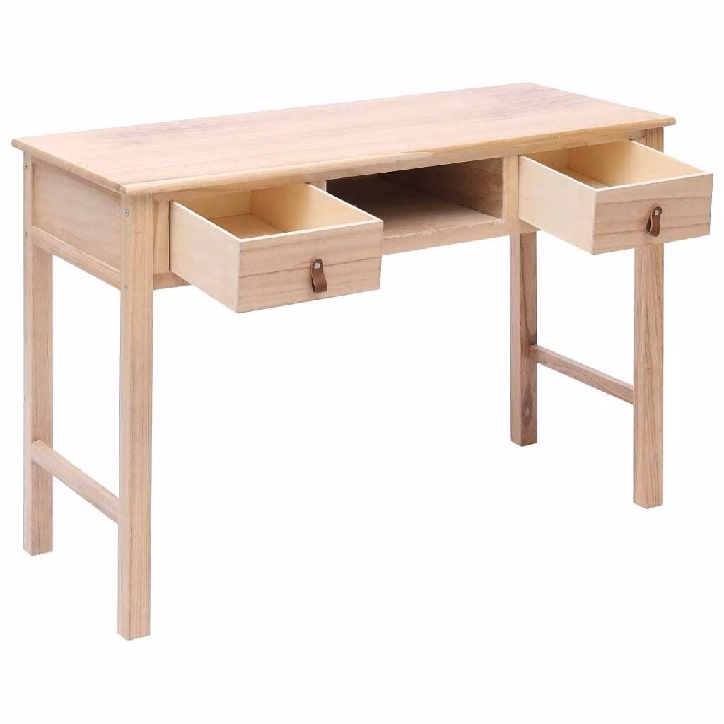 Scrivania naturale 110 × 45 × 76 cm Legno