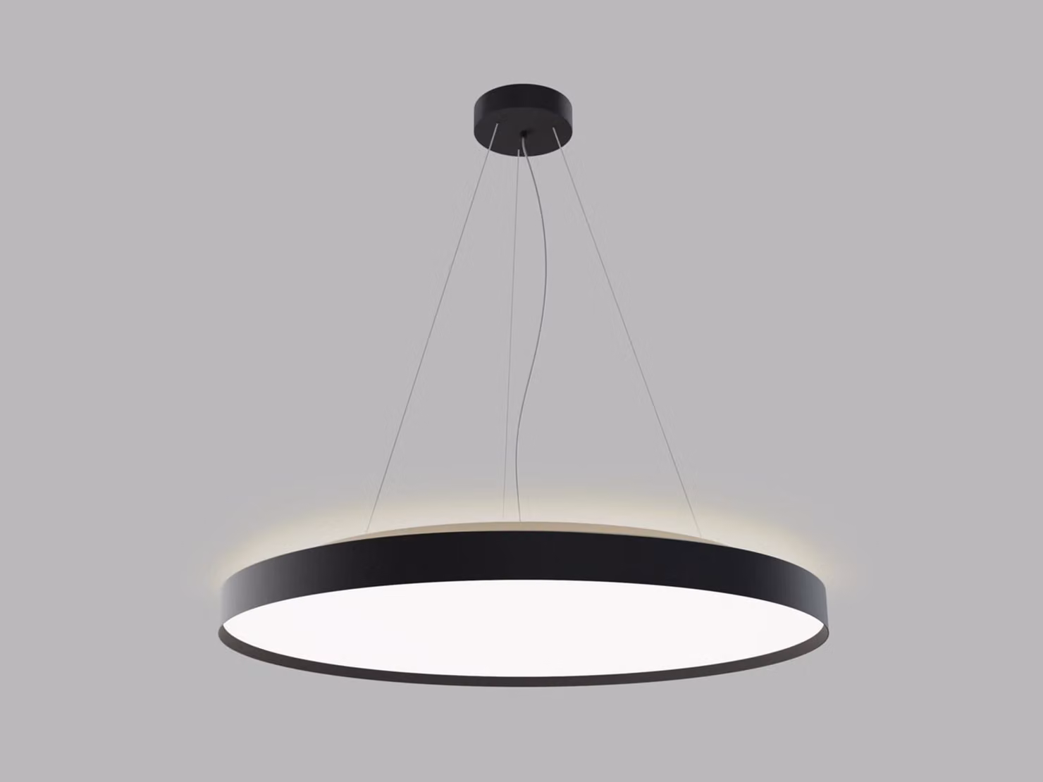 LED2 3276053DT Lampada a sospensione TORO 80 P/N-Z, B TRIAC DIM 80+12W 3000K/4000K nero