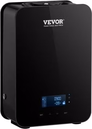 VEVOR Diffusore di profumo HVAC intelligente con controllo app, macchina profumata per oli essenziali senza acqua, colore nero, capacità 180 ml