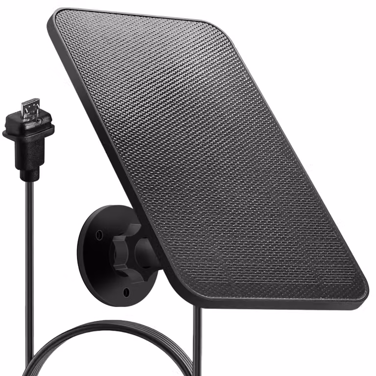 Pannello solare da 4 W per la telecamera Blink Outdoor, grado di protezione IP65, con connessione USB