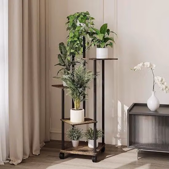 porta piante multifunzionale per balcone, angolo, soggiorno, ufficio, giardino