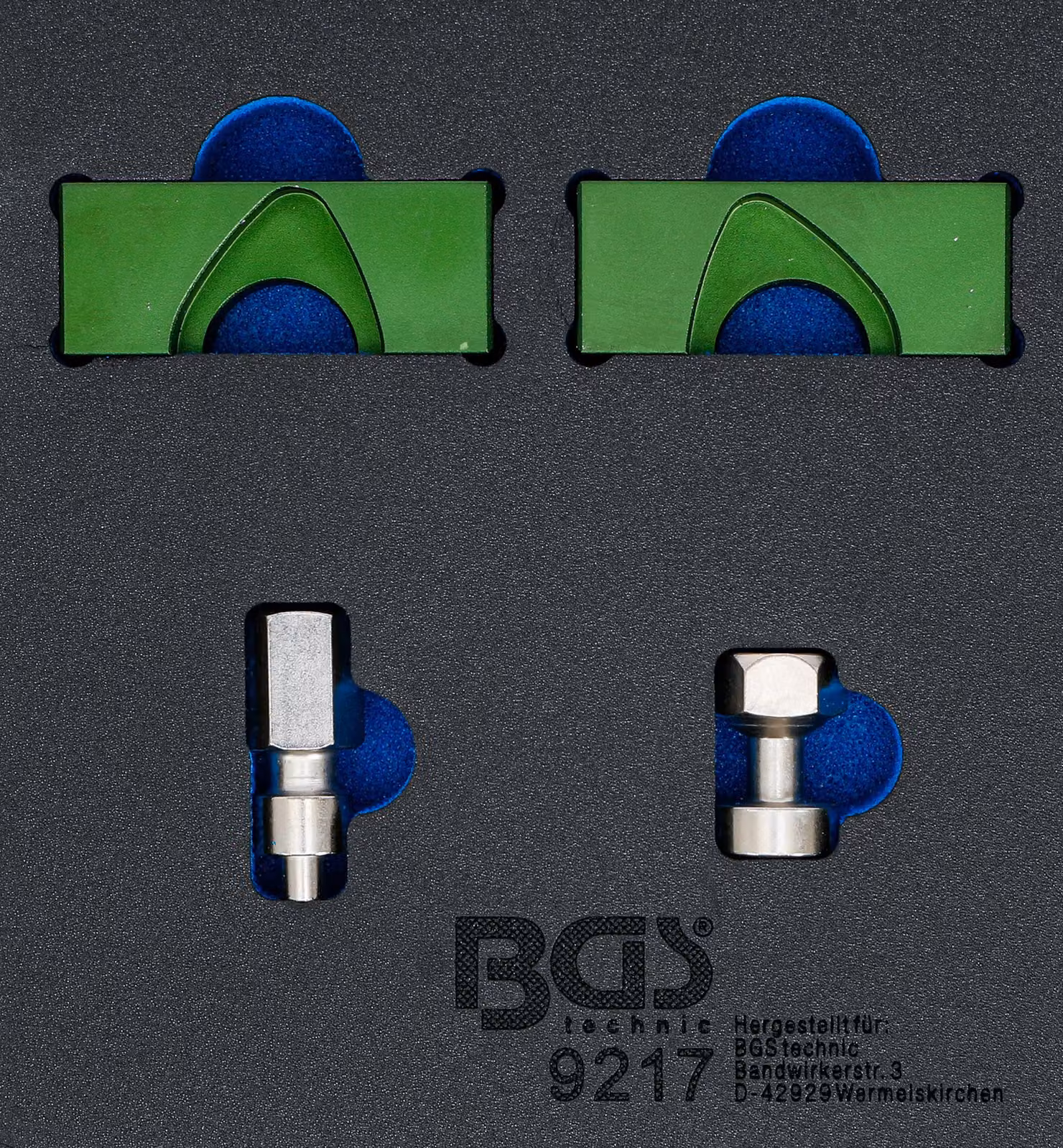 BGS inserto carrello officina 1/6: Set di attrezzi per la regolazione del motore per Alfa Romeo 2.0 JTS - 9217