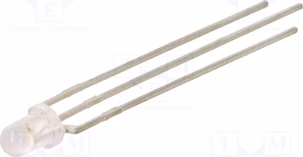 2 LED, 110÷880 mcd, bicolore (blu/rosa), 3 mm, 40°, LTL1BETBYJR5, diodi LED, tipo T
