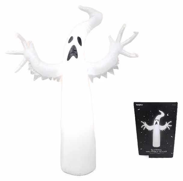 Decorazione per Halloween a tema fantasmi, realizzata in PVC impermeabile, facile da montare, altezza 185 cm