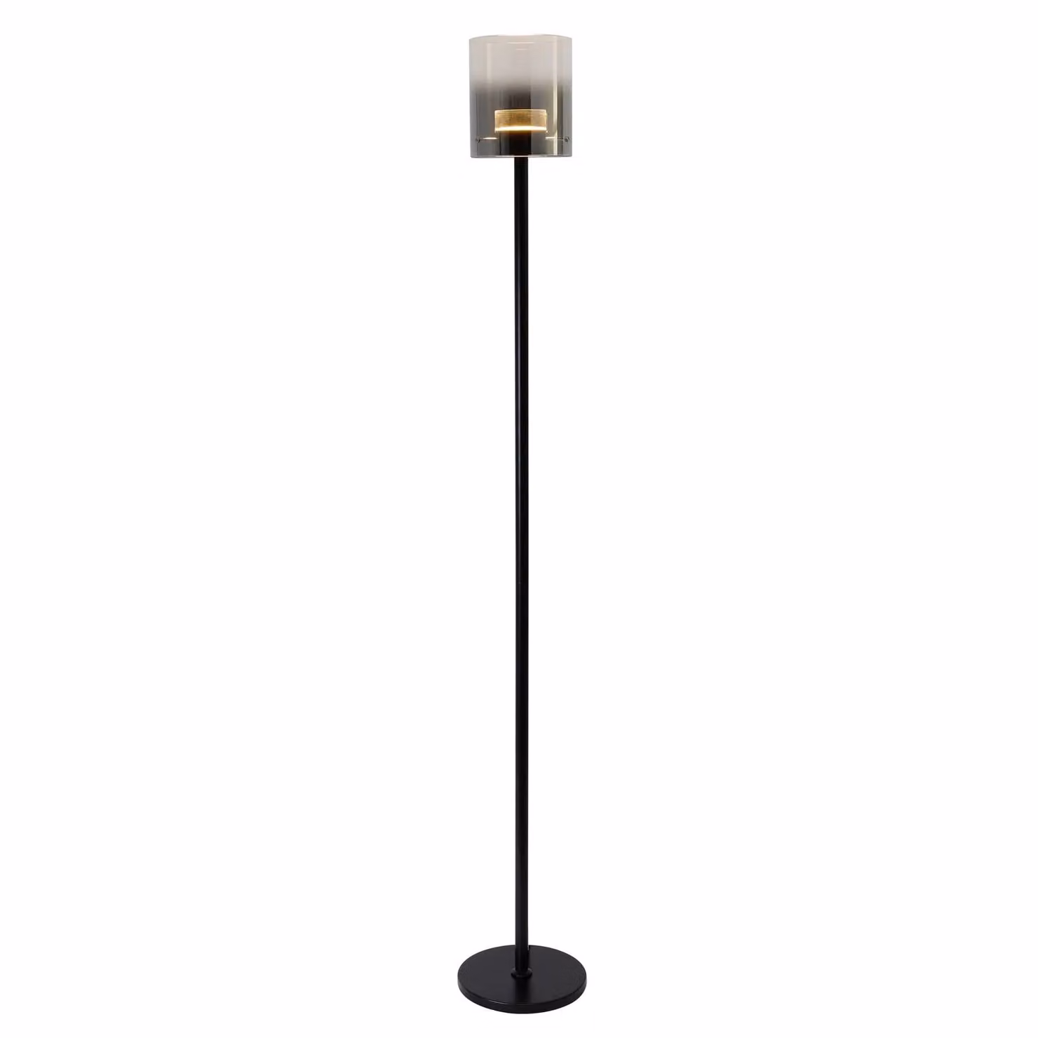 HighLight Lampada da terra a LED Salerno, dimmerabile, Nero, Soggiorno / Sala da pranzo, Metallo, Moderno, Lampada LED da terra