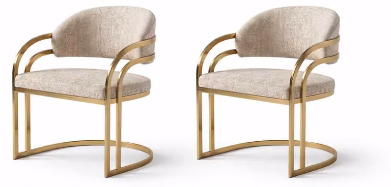 Esszimmer Design: 2 sedie, mobili seduta imbottita moderna