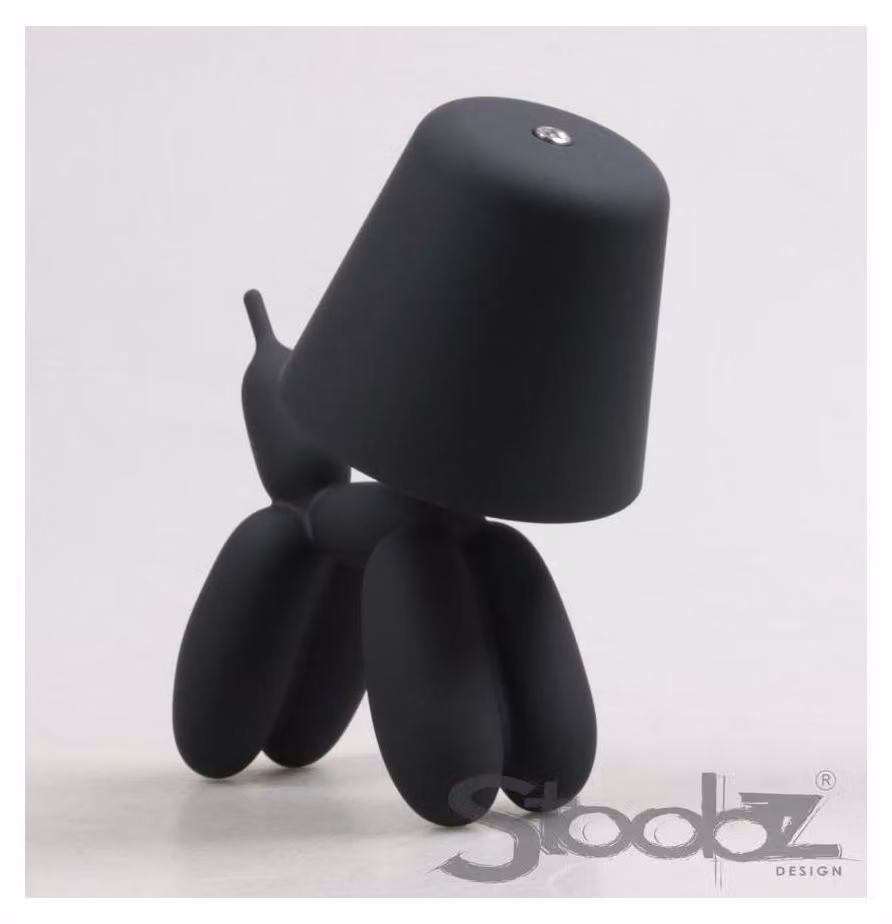 Lampada da tavolo a LED "Ballon" con cane, 16 x 10 x 18 cm