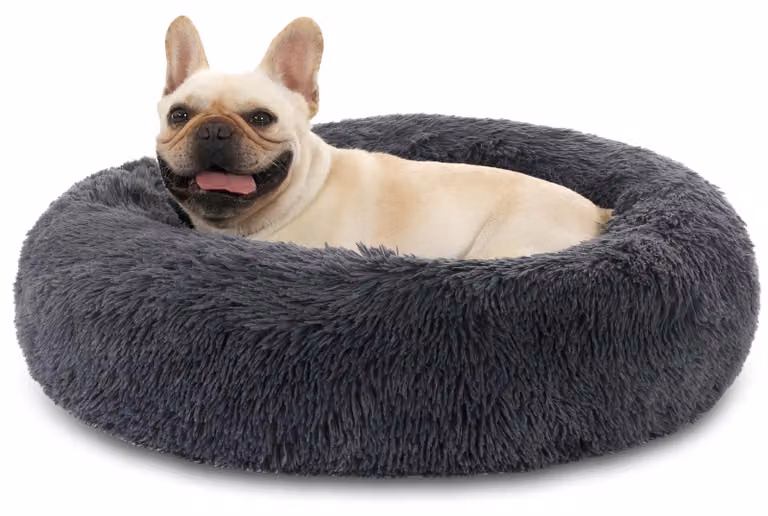 Cuccia rotonda di 70 cm di diametro, ideale per cani e gatti, con funzione anti-ansia