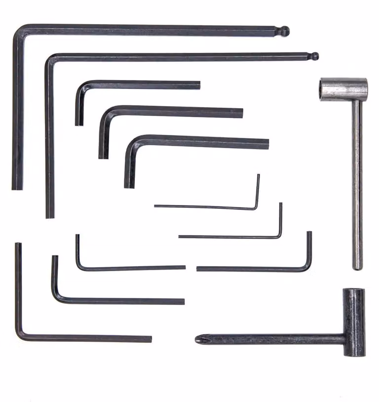 Set di chiavi a brug per chitarra - Include chiavi da 7 mm e 8 mm, e chiavi da 4 mm e 5 mm