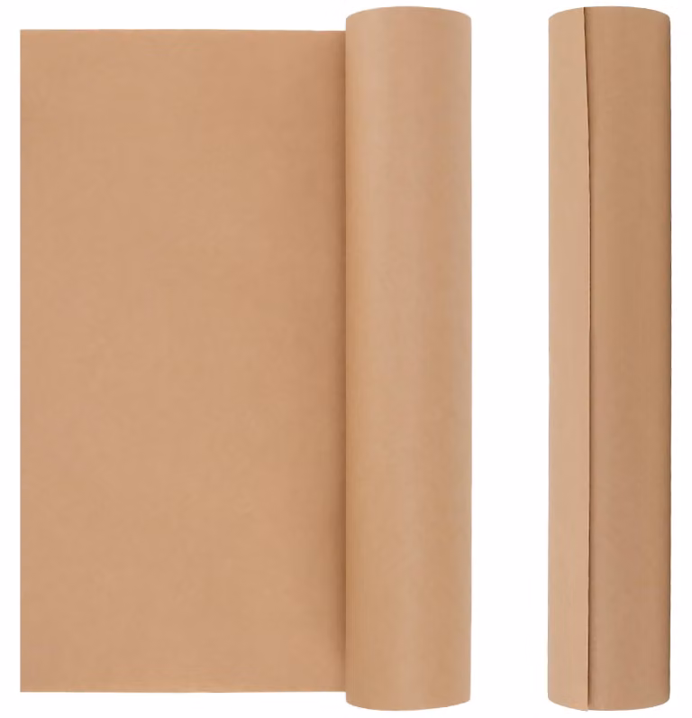 Carta kraft, 2 rotoli, 38 cm x 30 m, 80 g/m², color marrone