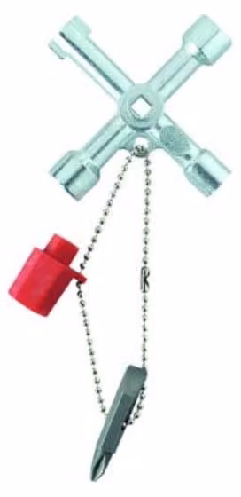 Chiave per armadi elettrici Weidmüller Cross-Key Universal 9918130000