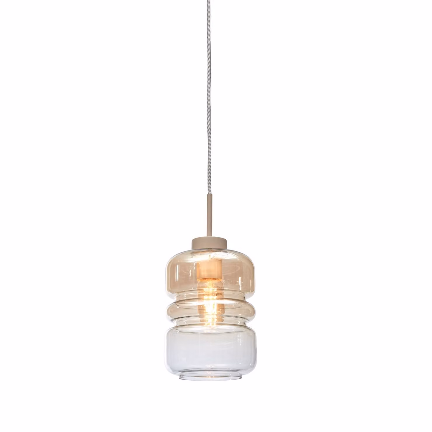 si tratta di RoMi - Lampada a sospensione Verona - Sabbia - 15x15x30cm Lampada a sospensione - Lampada da tavolo - Lampada da soggiorno - Lampada da camera da letto - Soggiorno