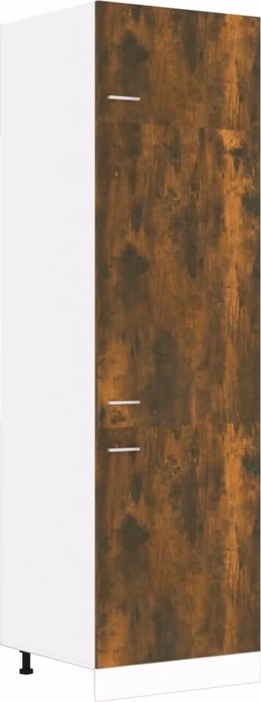 Armadio per Frigo “Lyon” Rovere Fumo 60x57x207 cm
