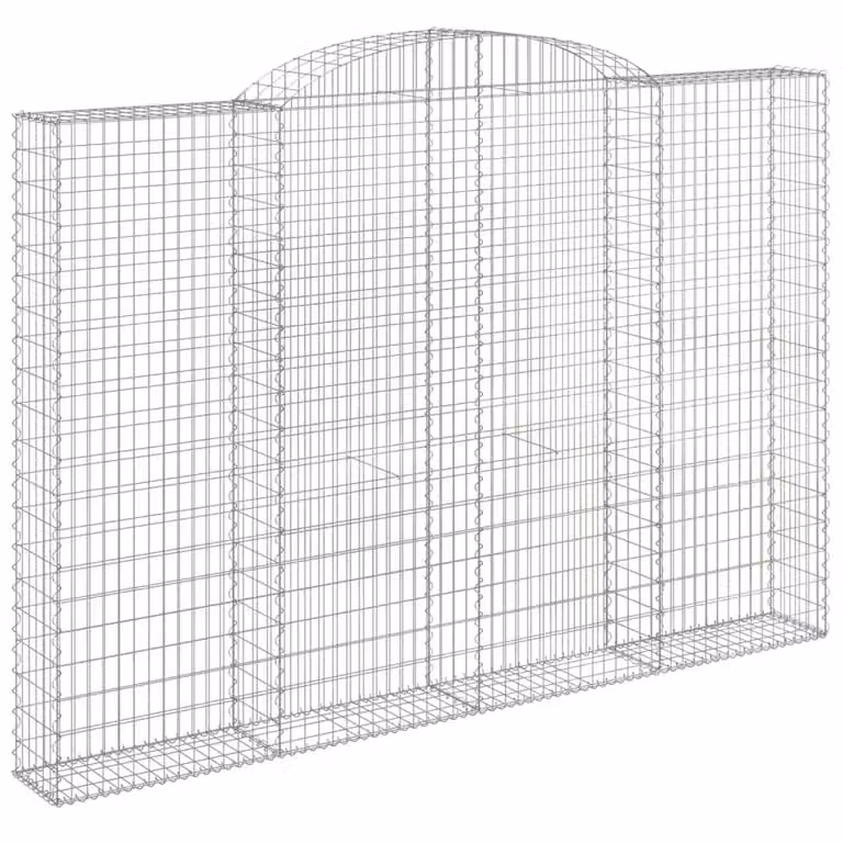 Cesto Gabbione ad Arco 300x30x200/220 cm Ferro Zincato