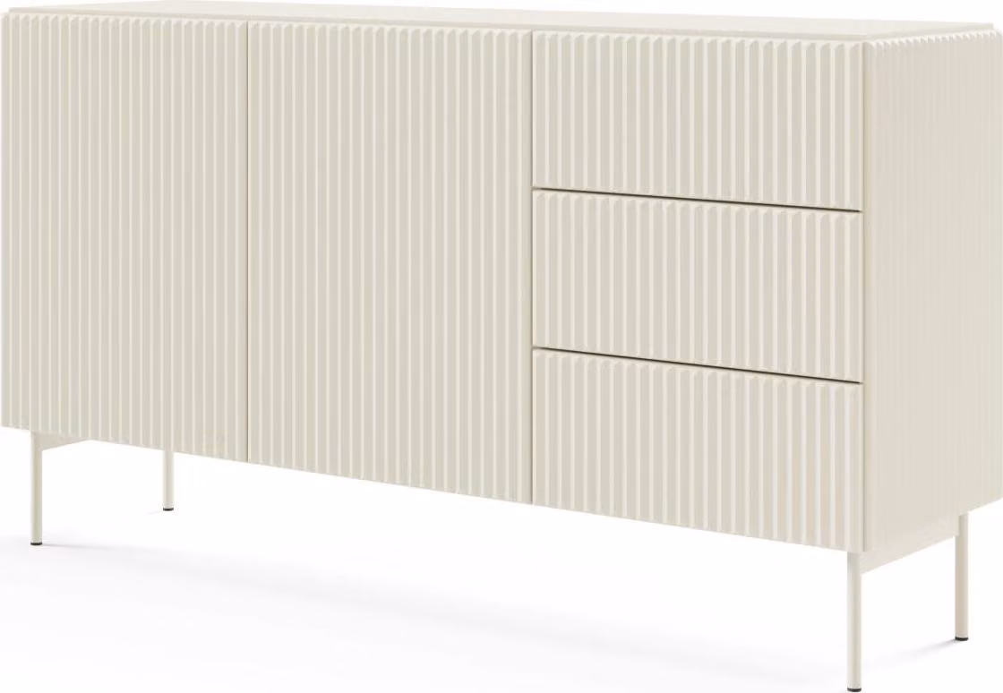 Credenza FURNLUX Muti Beige 147 cm / Colore principale: beige / Dimensioni: 147 x 81 x 40 cm