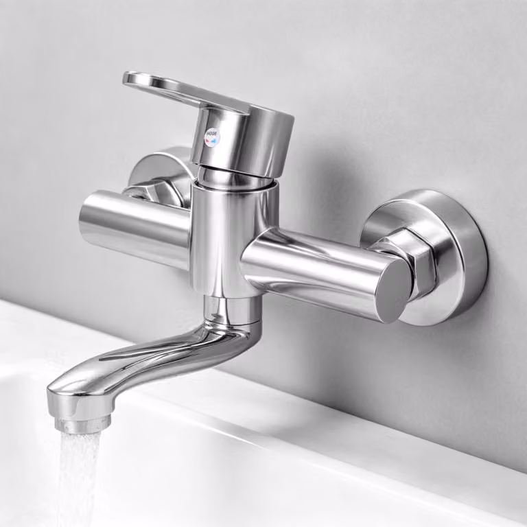 Miscelatore monocomando in acciaio inossidabile per lavello da cucina, 20 cm, con bocchetta girevole a 360°
