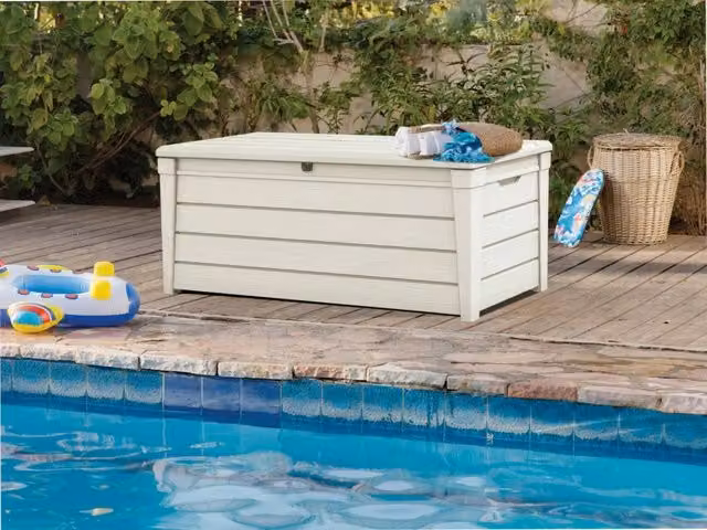 Cassapanca da esterno Wawa DMORA Bianca L145 x P70 x H60 cm