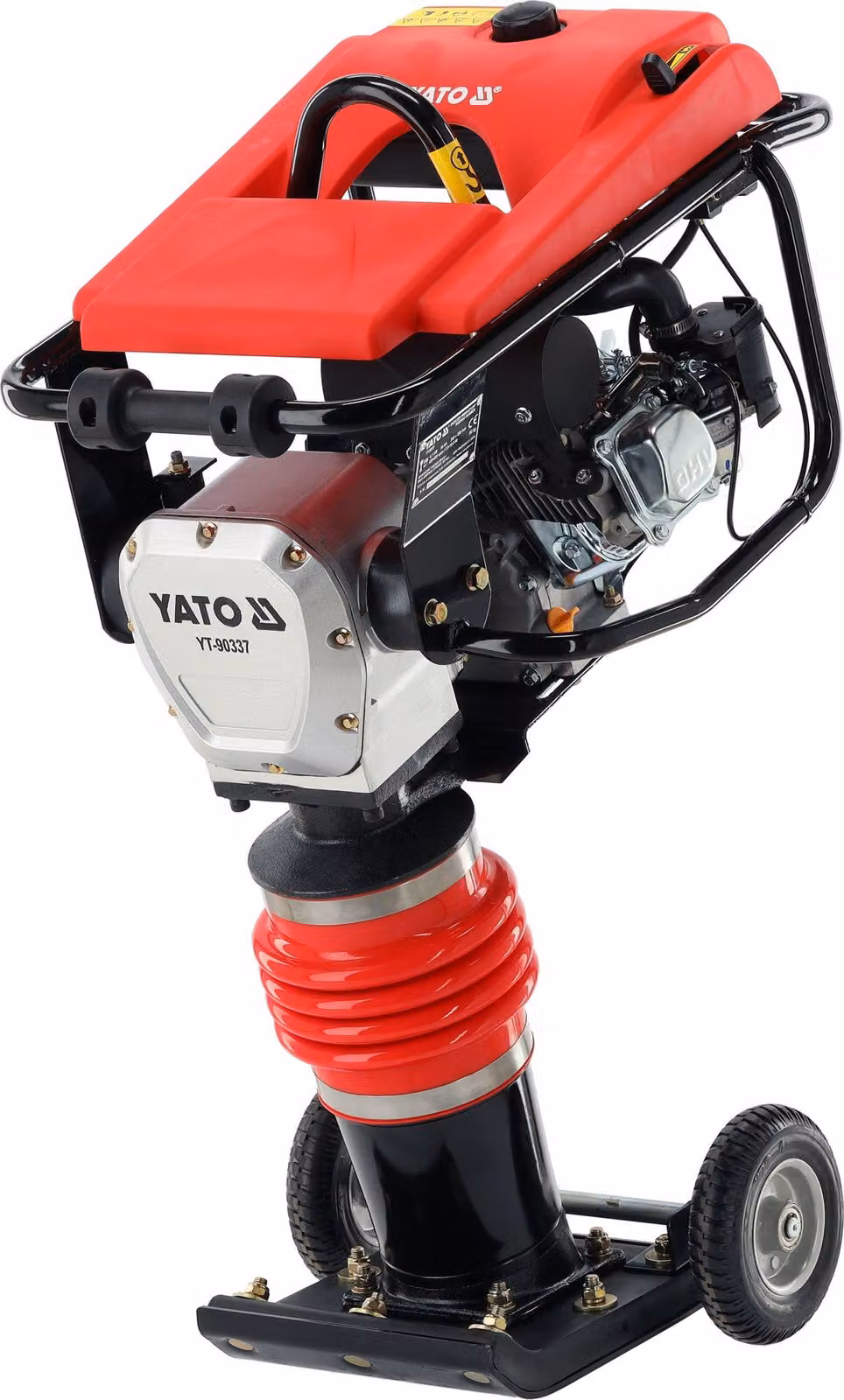 Compattatore vibrante con motore Loncin a 4 tempi, potenza di 10 kN, peso 80 kg