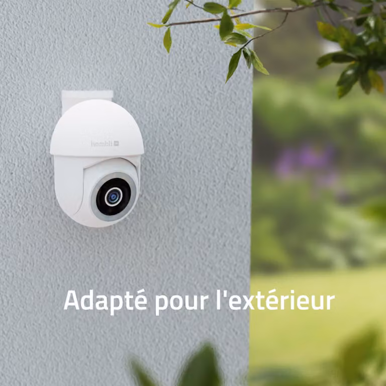 Hombli smarte outdoor Kamera Compact Cam 4K weiß