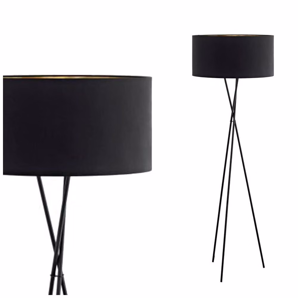 EGLO Lampada da terra FONDACHELLI Nero 95541