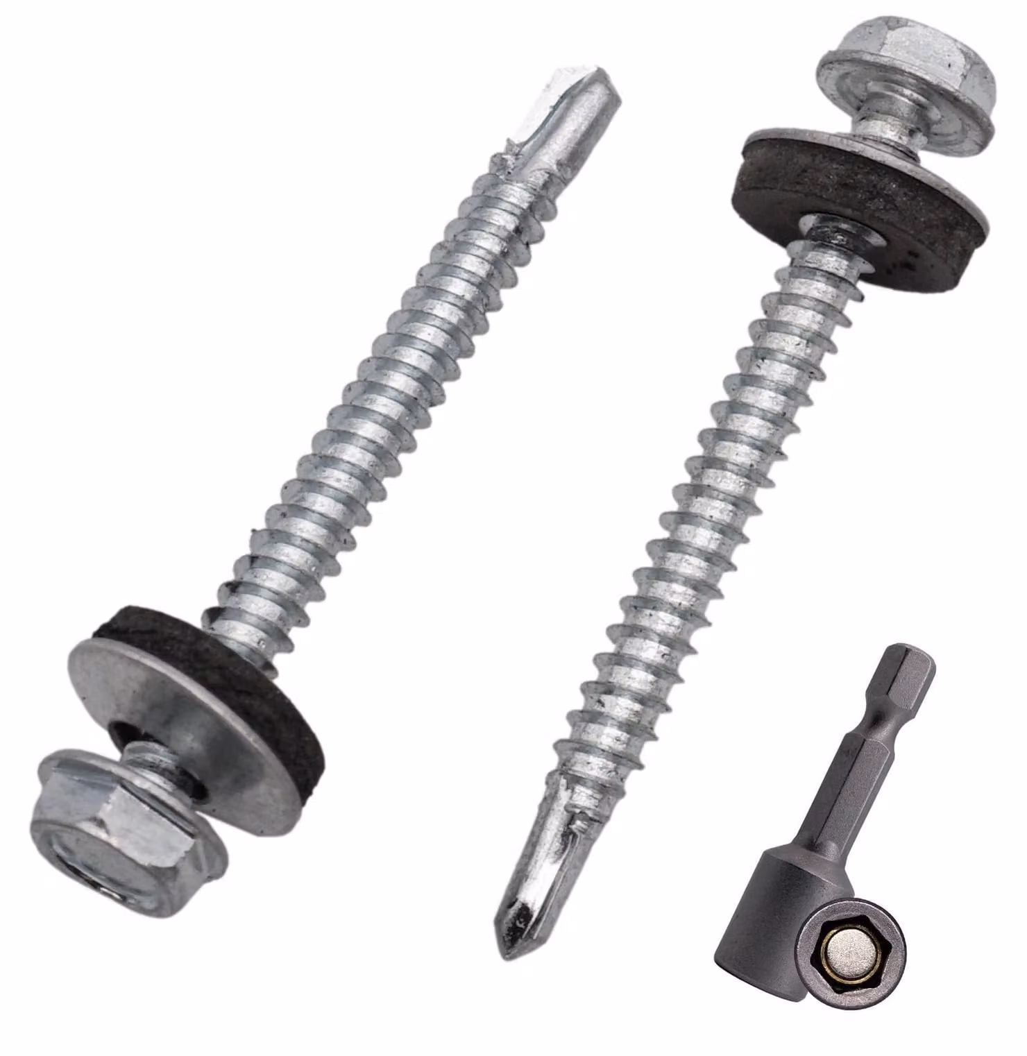 Viti autofilettanti 4,8 x 50 mm - Con guarnizioni di tenuta - Confezione da 250 pezzi