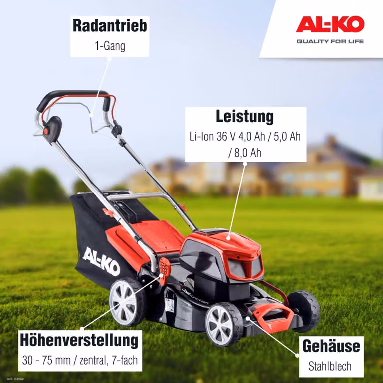 Tosaerba a batteria AL-KO 42,9 Li SP