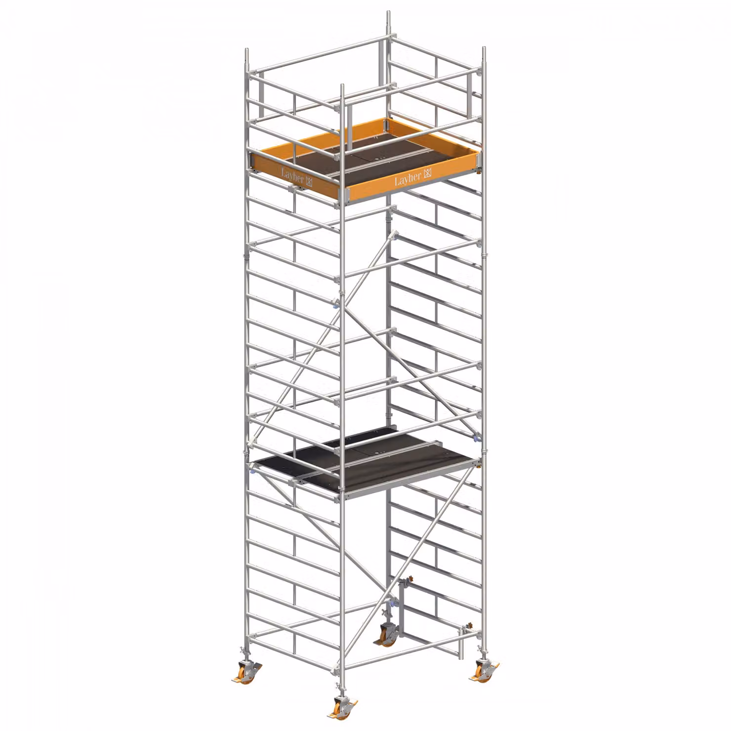Ponteggio mobile Layher Uni Kompakt 7,20 m AH (DIN EN 1004:2004)
