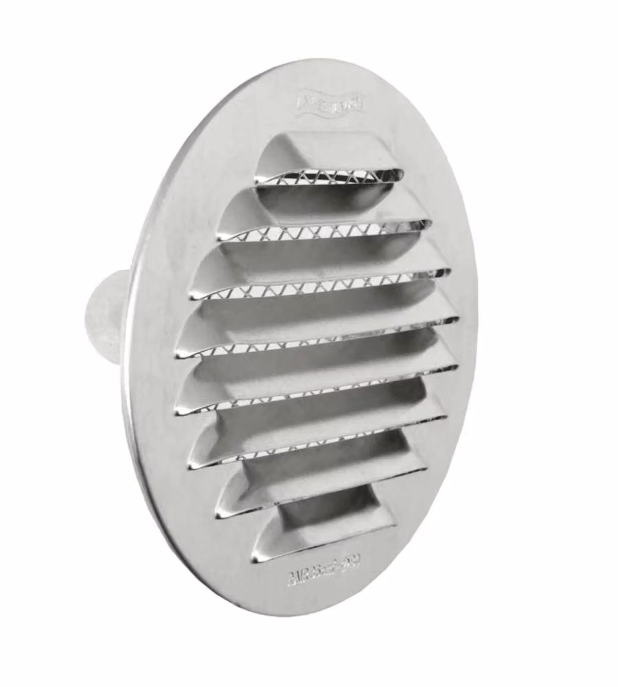 Griglia Aerazione Tonda Incasso Alluminio diam. 80 mm