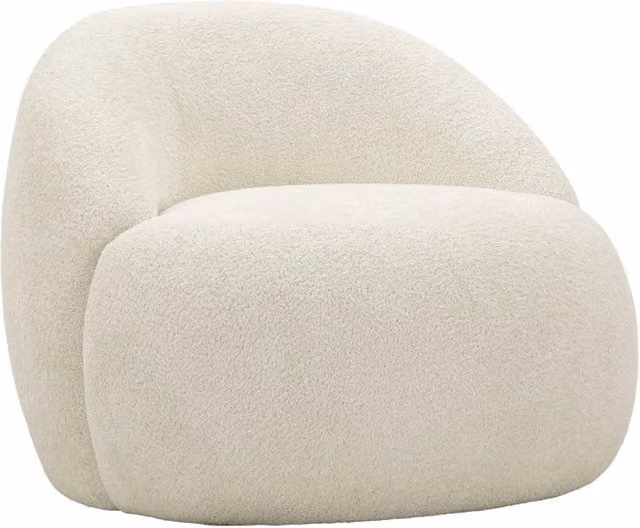 Poltrona Ginevra Bianca cm 81x78x64