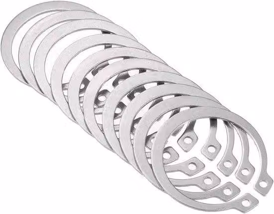 Morsetti da costruzione - Morsetti a C - Montaggio di componenti - Acciaio inossidabile 304 - 20 pezzi da 38 mm - Argento