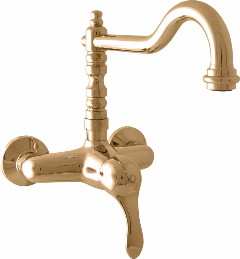 LABE - Miscelatore per lavabo/lavello, Oro - lucido L002.5/28Z, RAV Slezák