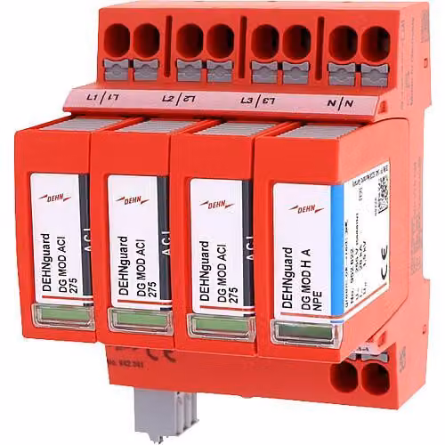 Dehn 942341 DG MP TT ACI 275 FM Scaricatore di sovratensione tipo 2 DEHNguard MP (942341)