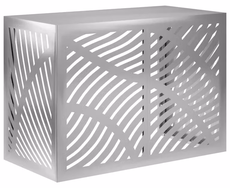Copertura per aria condizionata Silver 100 x 50 x 70 cm Acciaio zincato